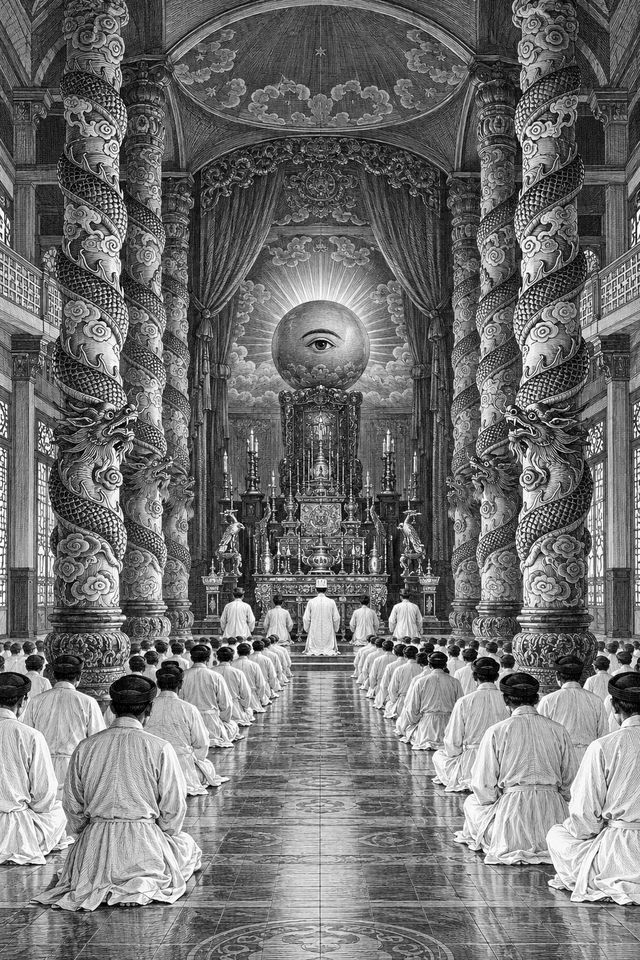 The Great Divine Temple at Tay Ninh